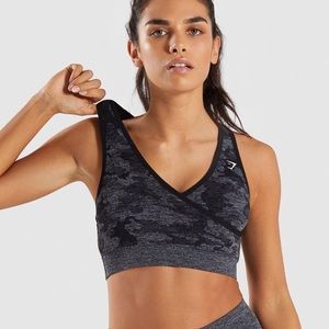 Camo Seamless Sports Bra